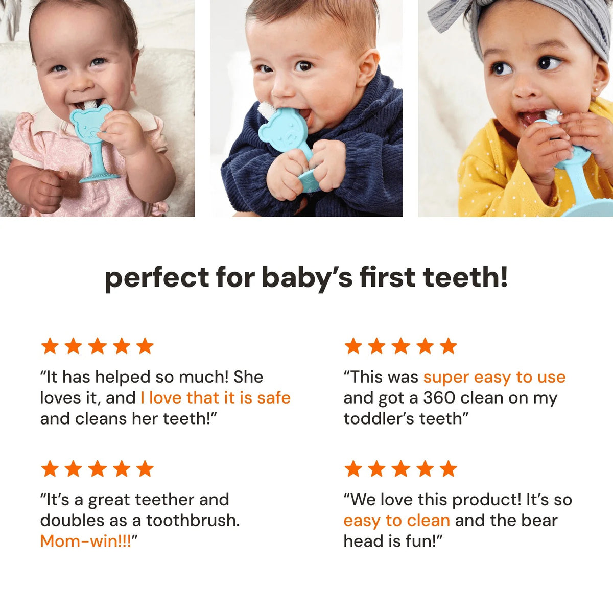Oogiebear 360° Baby Teether — BambiniJO Jordan