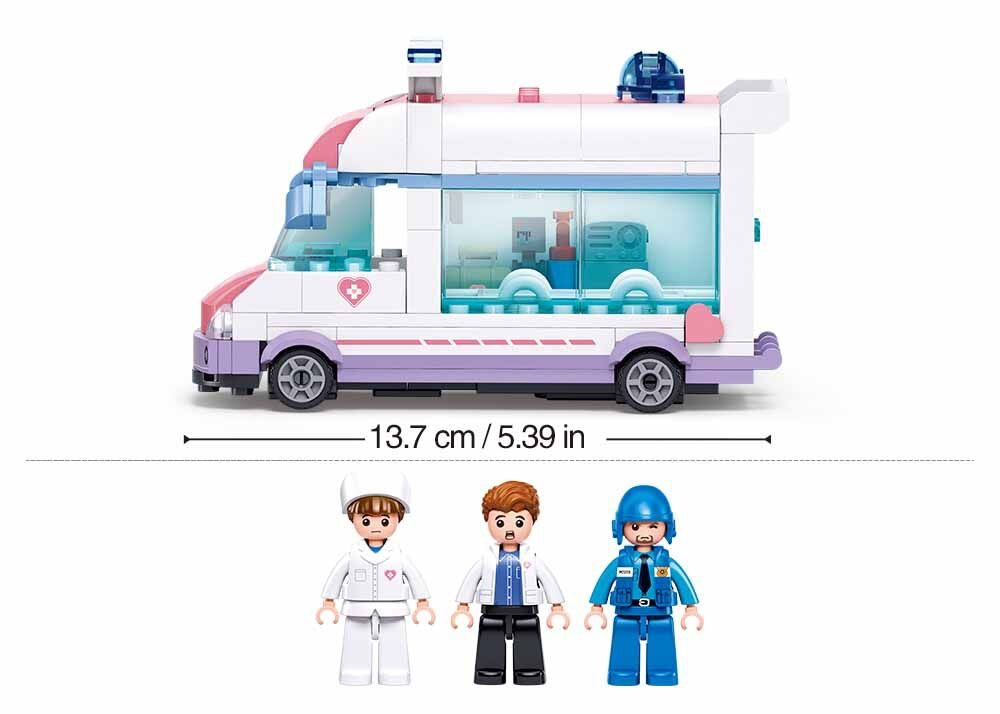 Sluban - Doctor Rescue Pull Back | 6Y+ Sluban - Doctor Rescue Pull Back | 6Y+