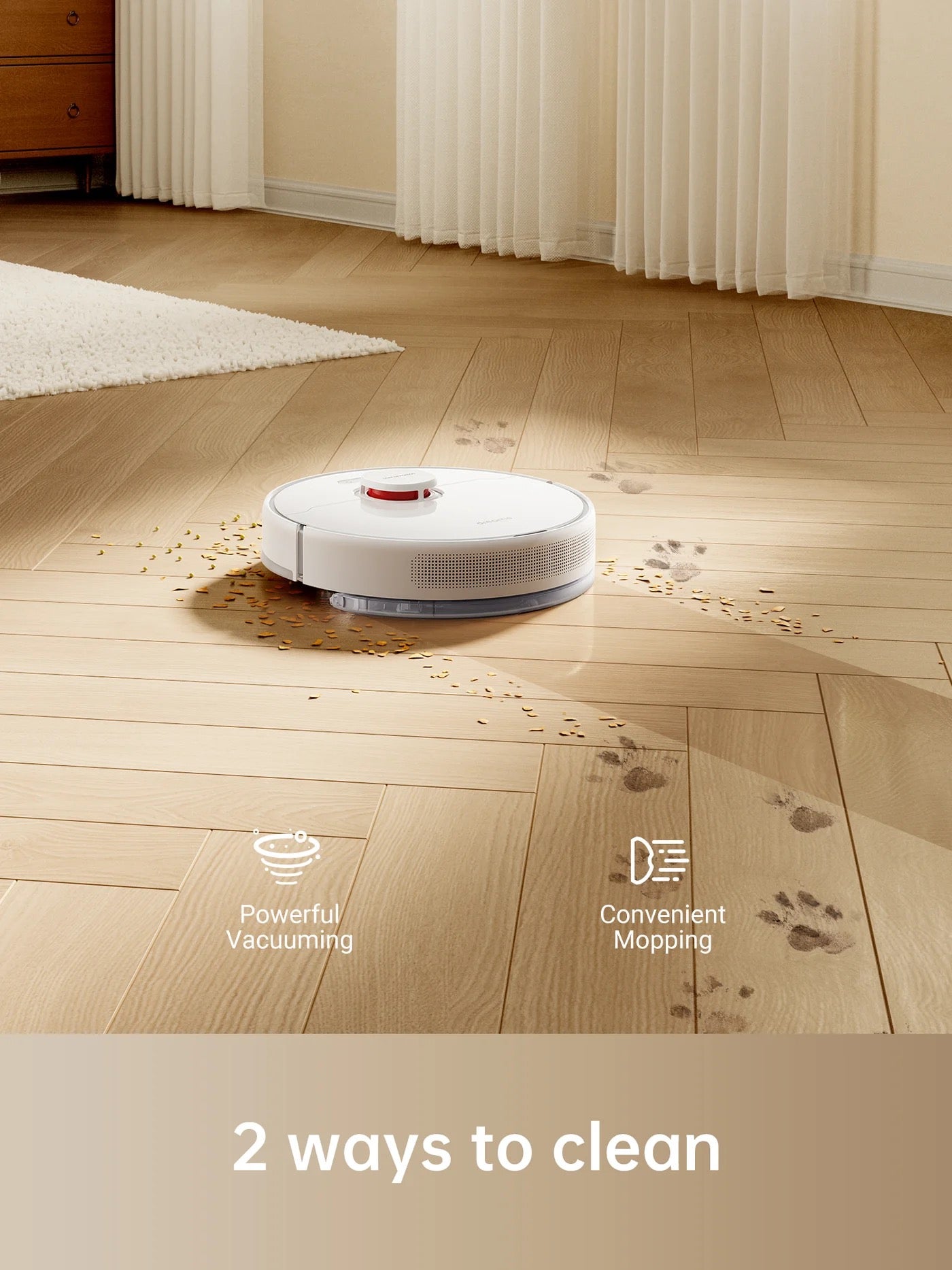 Dreame - DreameBot D9 Max Vacuum - White Dreame - DreameBot D9 Max Vacuum - White