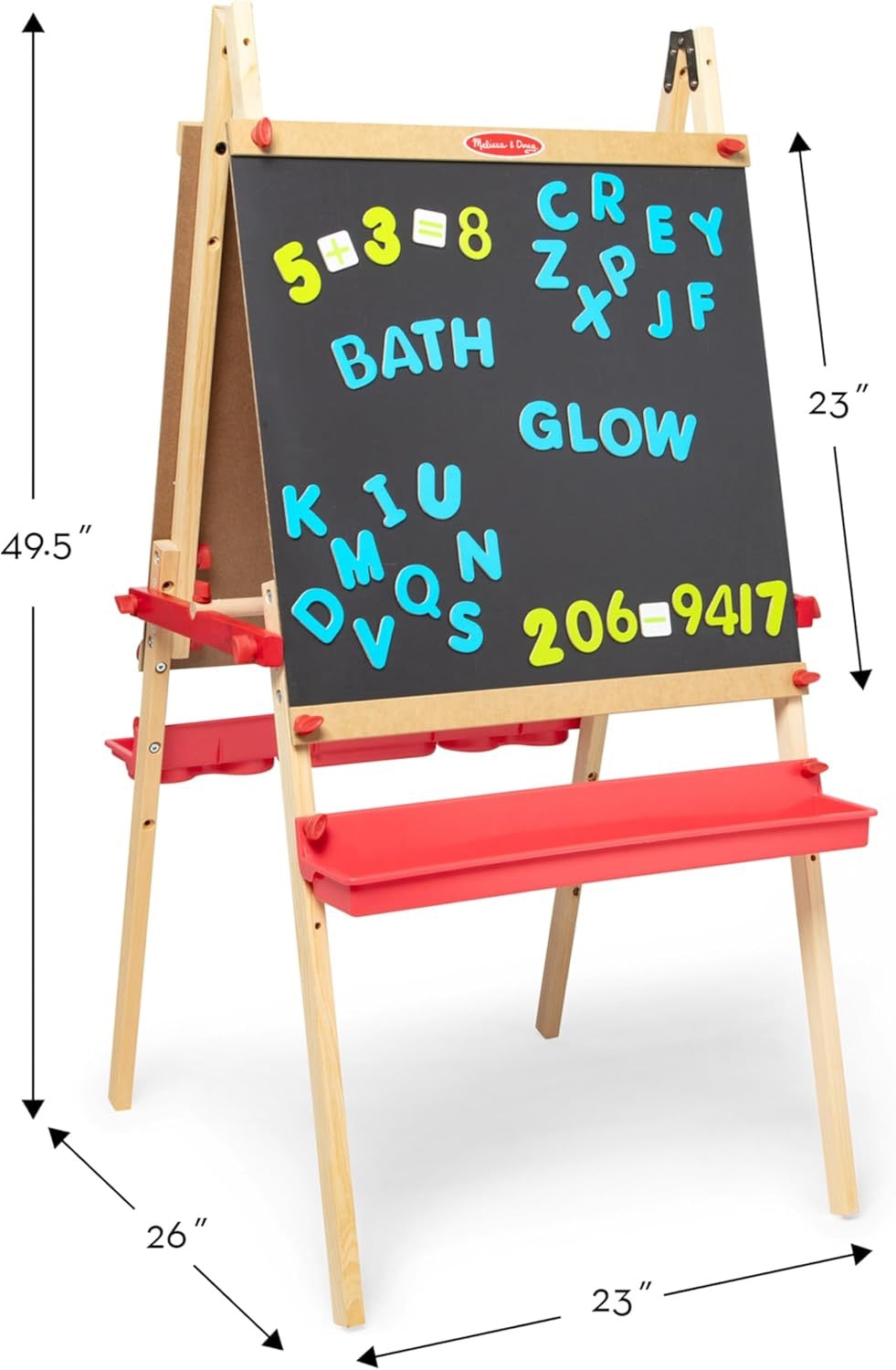Melissa & Doug - Deluxe Magnetic Art Easel | Double Sided Melissa & Doug - Deluxe Magnetic Art Easel | Double Sided