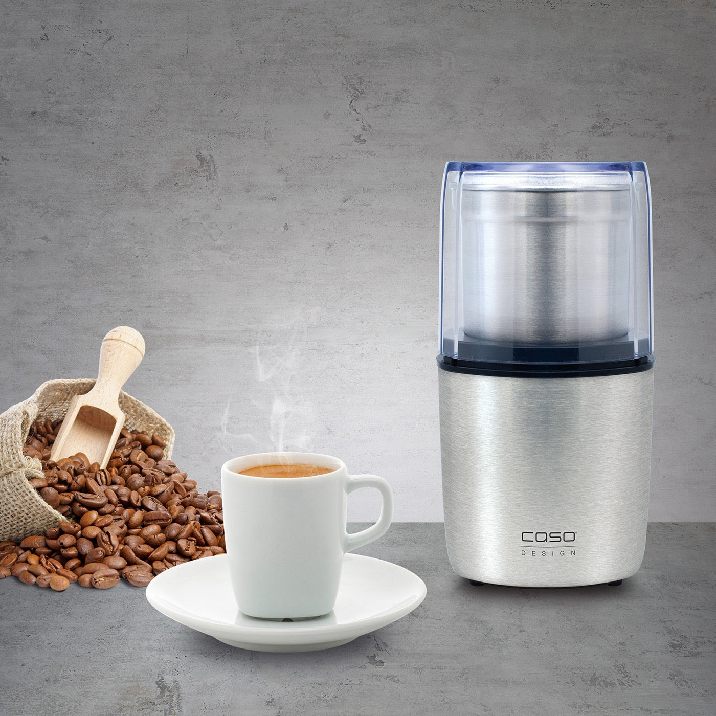 Caso - Stainless Steel Electric Coffee Grinder | 200W Caso - Stainless Steel Electric Coffee Grinder | 200W