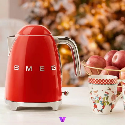 Smeg - Electric Kettle Fast Boiling | 50's Style Aesthetic | 1.7L | Red