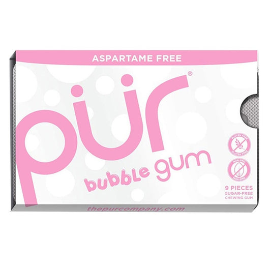 PUR - Aspartame Free Bubble Gum | 9 Pieces