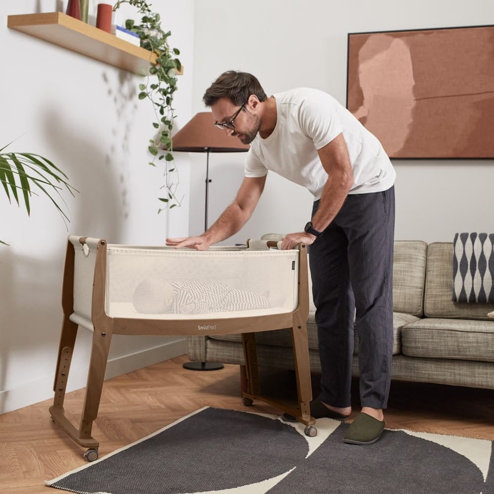 Snuz - SnuzPod Studio Bedside Crib | Walnut