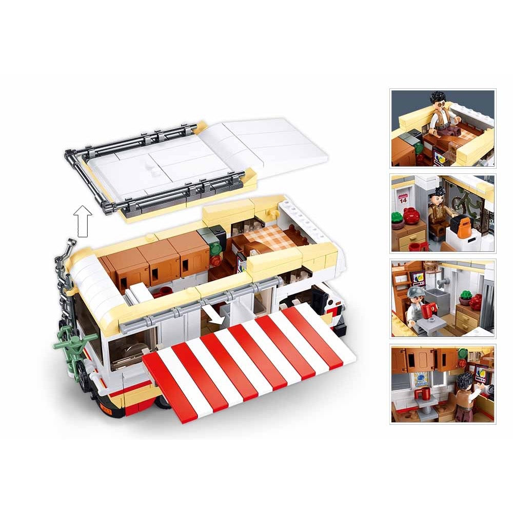 Sluban - 1/35 Scale TS-3 RV | 506pcs | 6Y+ Sluban - 1/35 Scale TS-3 RV | 506pcs | 6Y+