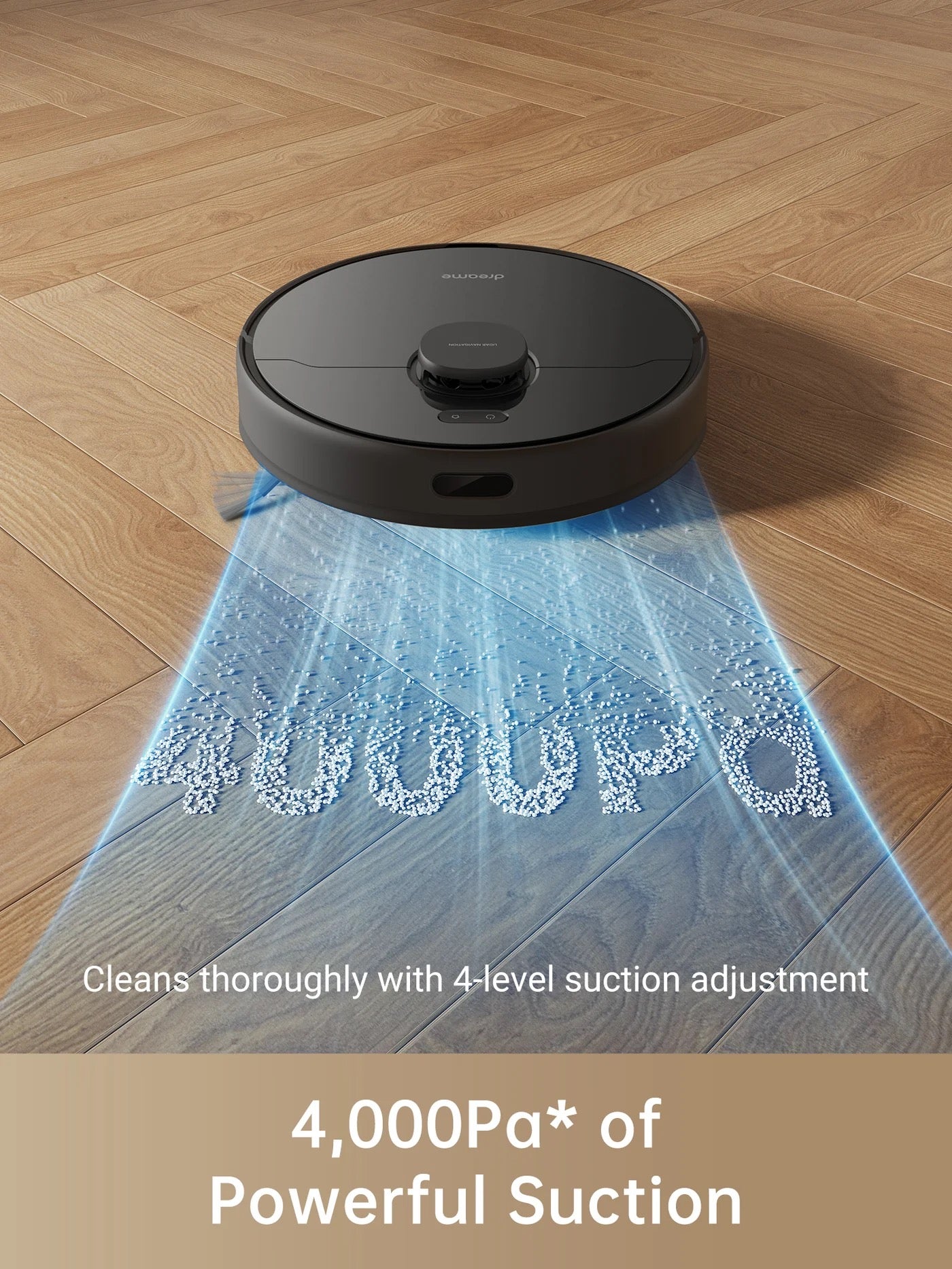 Dreame - DreameBot D9 Max Vacuum - Black Dreame - DreameBot D9 Max Vacuum - Black