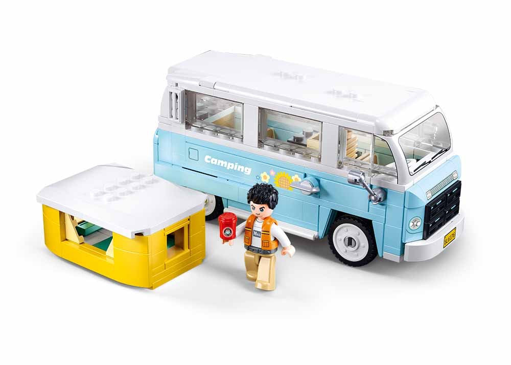 Sluban - 1/35 Scale TS-2 camping | 265pcs | 6Y+ Sluban - 1/35 Scale TS-2 camping | 265pcs | 6Y+