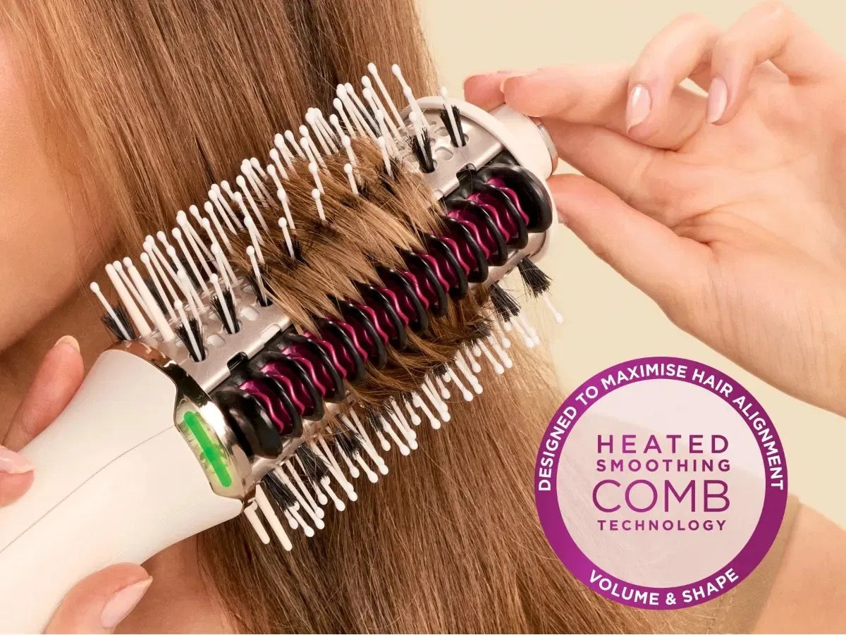 Shark - SmoothStyle Heated Brush & Smoothing Comb + Storage Bag