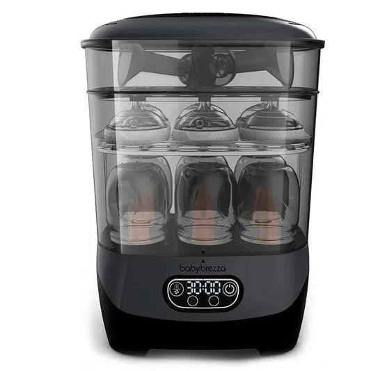 Baby Brezza - One Step™ Baby Bottle Sterilizer And Dryer Advanced | Black