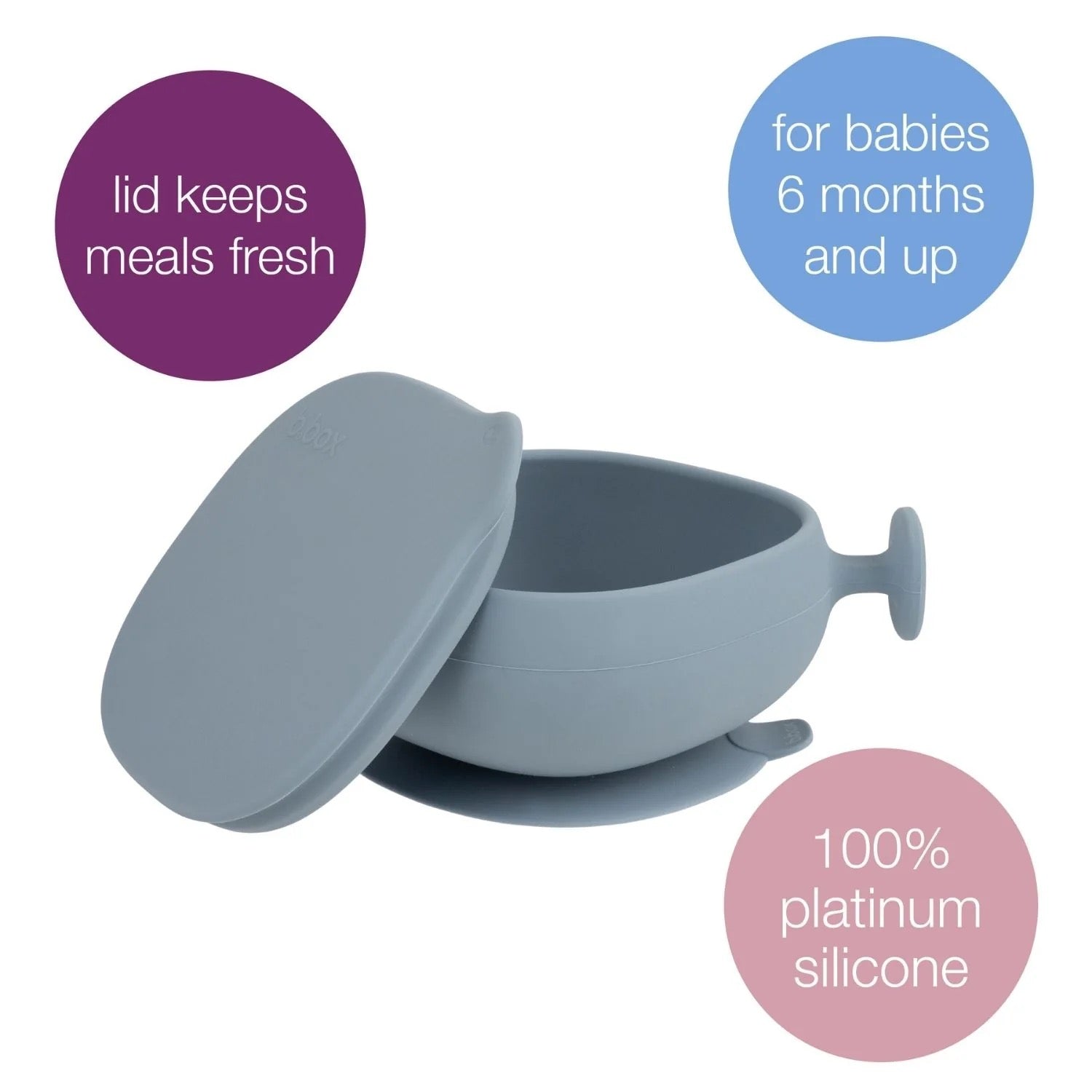 BBox - Silicone Bowl + Lid | Ocean BBox - Silicone Bowl + Lid | Ocean