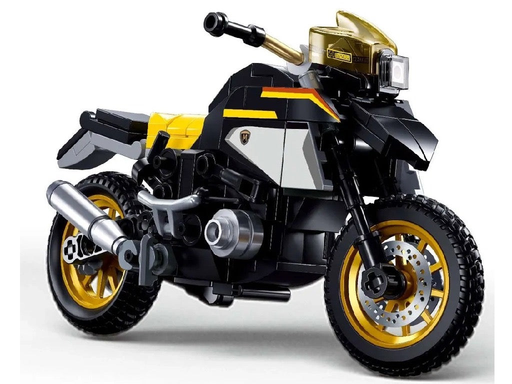 Sluban - R1250 MS Motorcycle 1/12 Scale | 200pcs | 6Y+ Sluban - R1250 MS Motorcycle 1/12 Scale | 200pcs | 6Y+