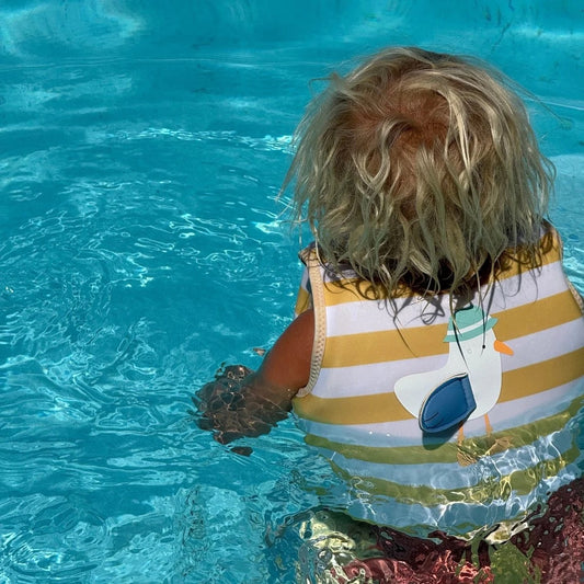 SUNNYLiFE - Float Vest Sid the Seagull Mustard 2-3Y — BambiniJO Jordan