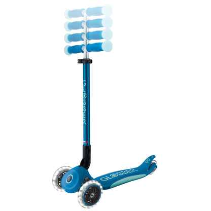 Globber - Elite Glow Lights Scooter | Deep Blue | 3Y+