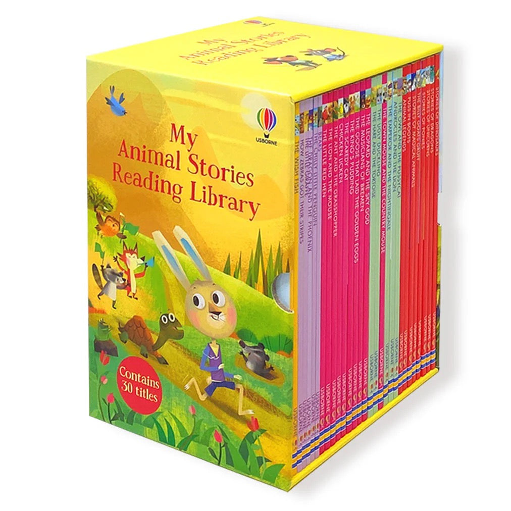 Usborne - مكتبة قصص حيواناتي للقراءة | 30 كتابًا | 3-6 سنوات Usborne - مكتبة قصص حيواناتي للقراءة | 30 كتابًا | 3-6 سنوات