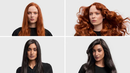 دايسون - جهاز تصفيف الشعر ومجفف الشعر i.d Multi-Styler | مستقيم + متموج | أزرق بروسي/نحاسي غني