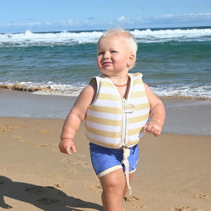 SUNNYLiFE - Float Vest | Sid the Seagull Mustard | 2-3Y