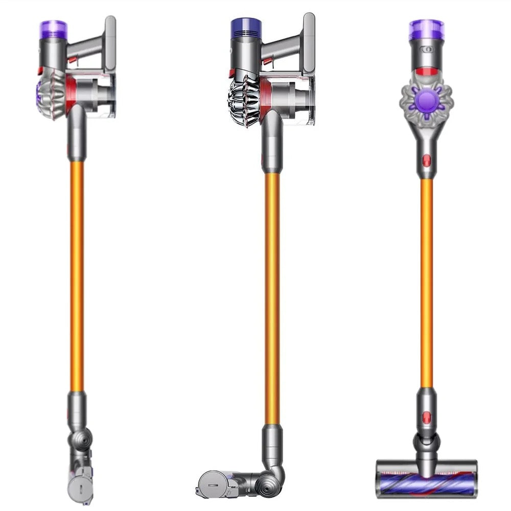 Dyson - V8 Cordless Vacuum | 115 AW | 0.5 L | 40 Minutes Run Time | Silver/Yellow