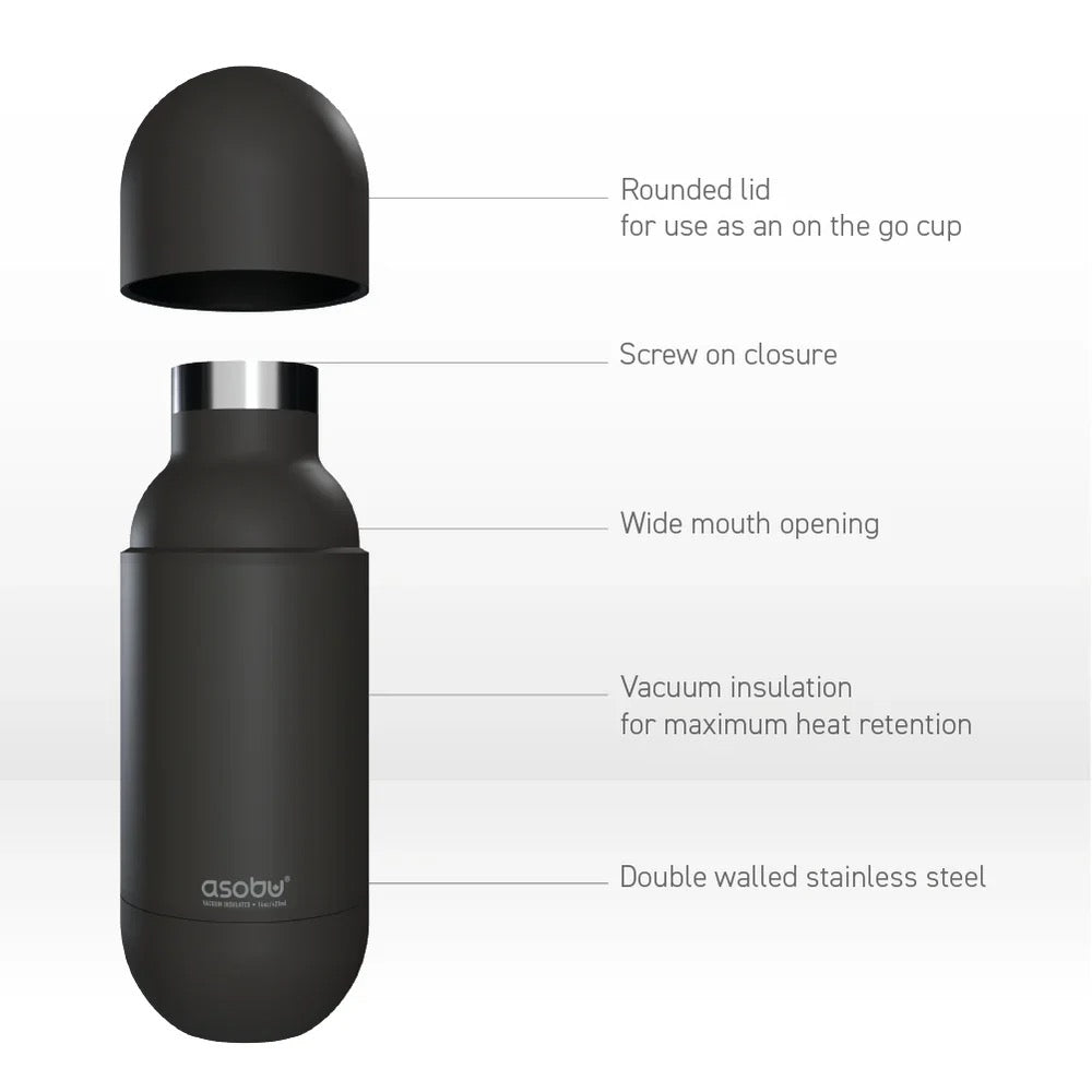 Asobu - Orb Insulated Bottle | Pastel Pink Special Edition | 420ml Asobu - Orb Insulated Bottle | Pastel Pink Special Edition | 420ml