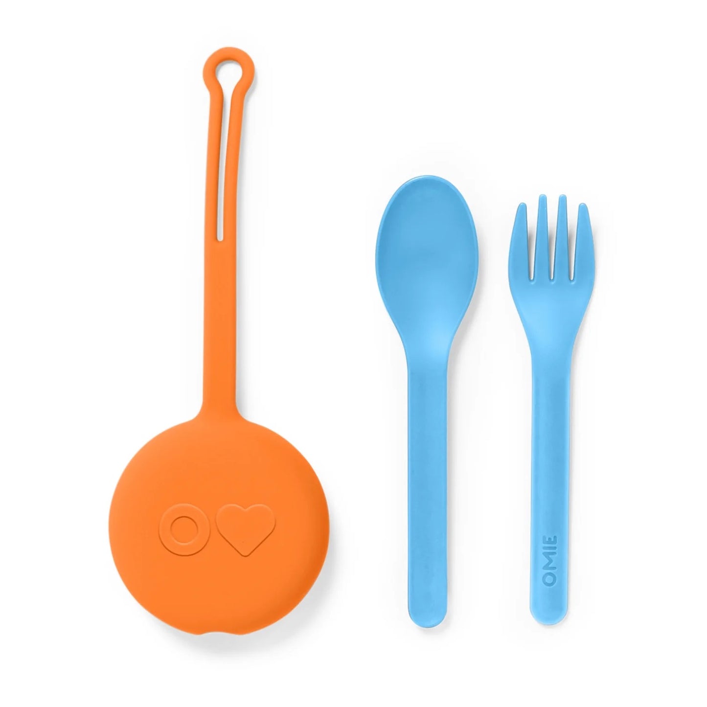 OmiePod | Fork & Spoon Utensil Set | Sunrise