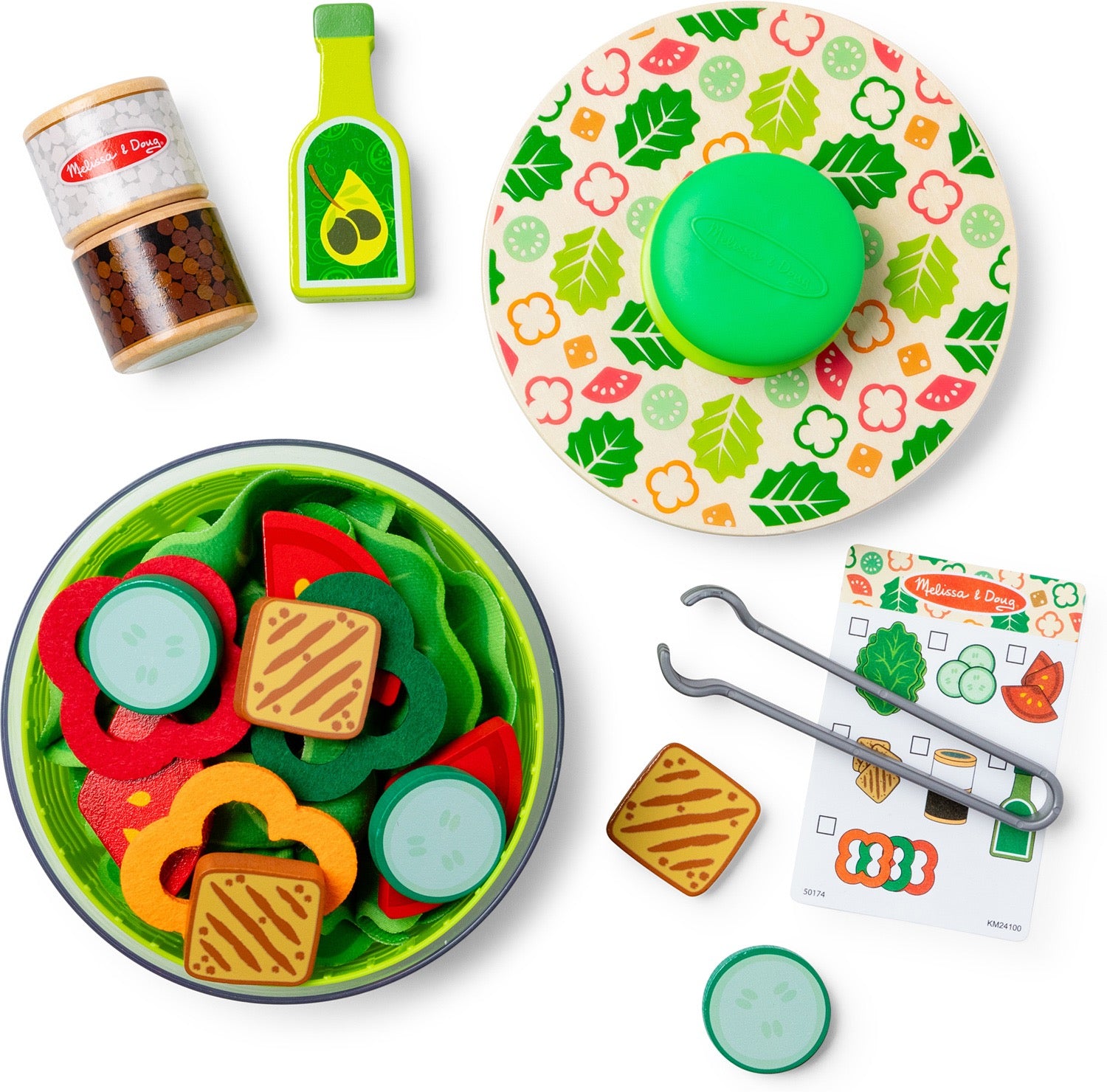 Melissa & Doug - Salad Spinner Play Set Melissa & Doug - Salad Spinner Play Set