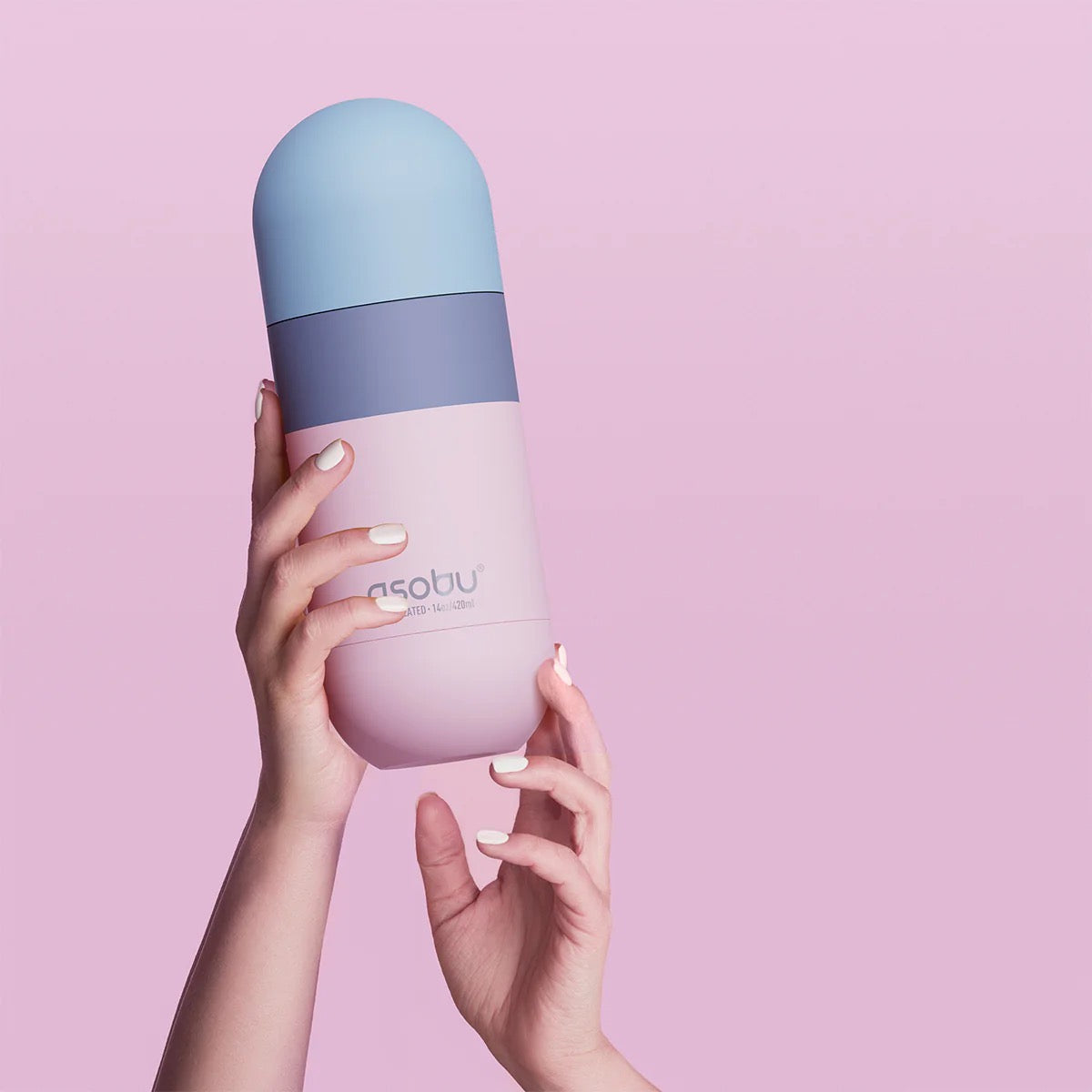 Asobu - Orb Insulated Bottle | Pastel Pink Special Edition | 420ml Asobu - Orb Insulated Bottle | Pastel Pink Special Edition | 420ml