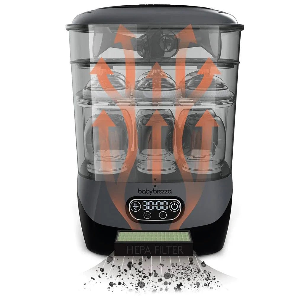 Baby Brezza - One Step™ Baby Bottle Sterilizer And Dryer Advanced | Black