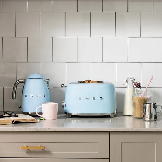 Smeg Fast Boiling Electric Kettle 1.7L Pastel Blue — BambiniJO Jordan
