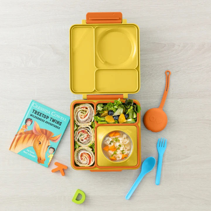 OmiePod | Fork & Spoon Utensil Set | Sunrise