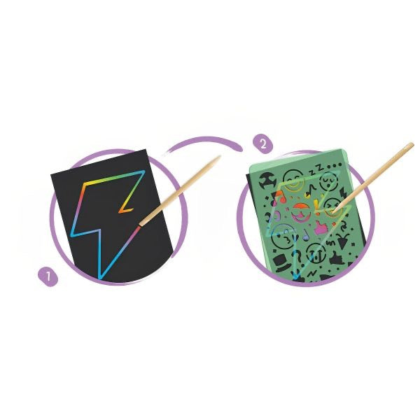 Hape - Oodles of Doodles Scratch Art Set