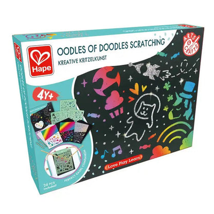 Hape - Oodles of Doodles Scratch Art Set