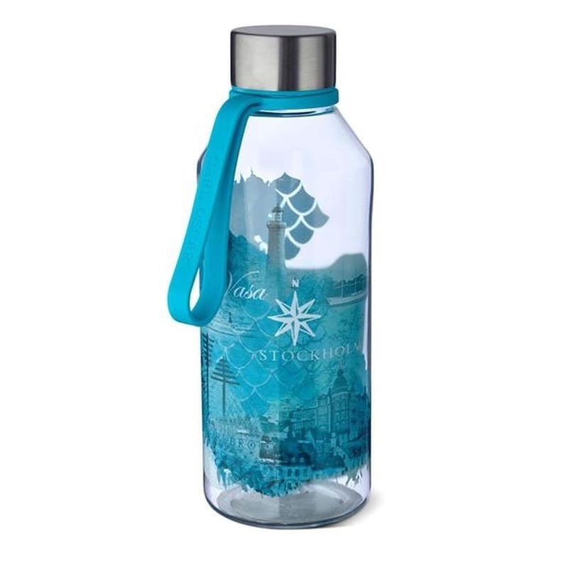 Carl Oscar - WisdomFlask™ Tritan with strap 650ML | Turquoise Water Carl Oscar - WisdomFlask™ Tritan with strap 650ML | Turquoise Water