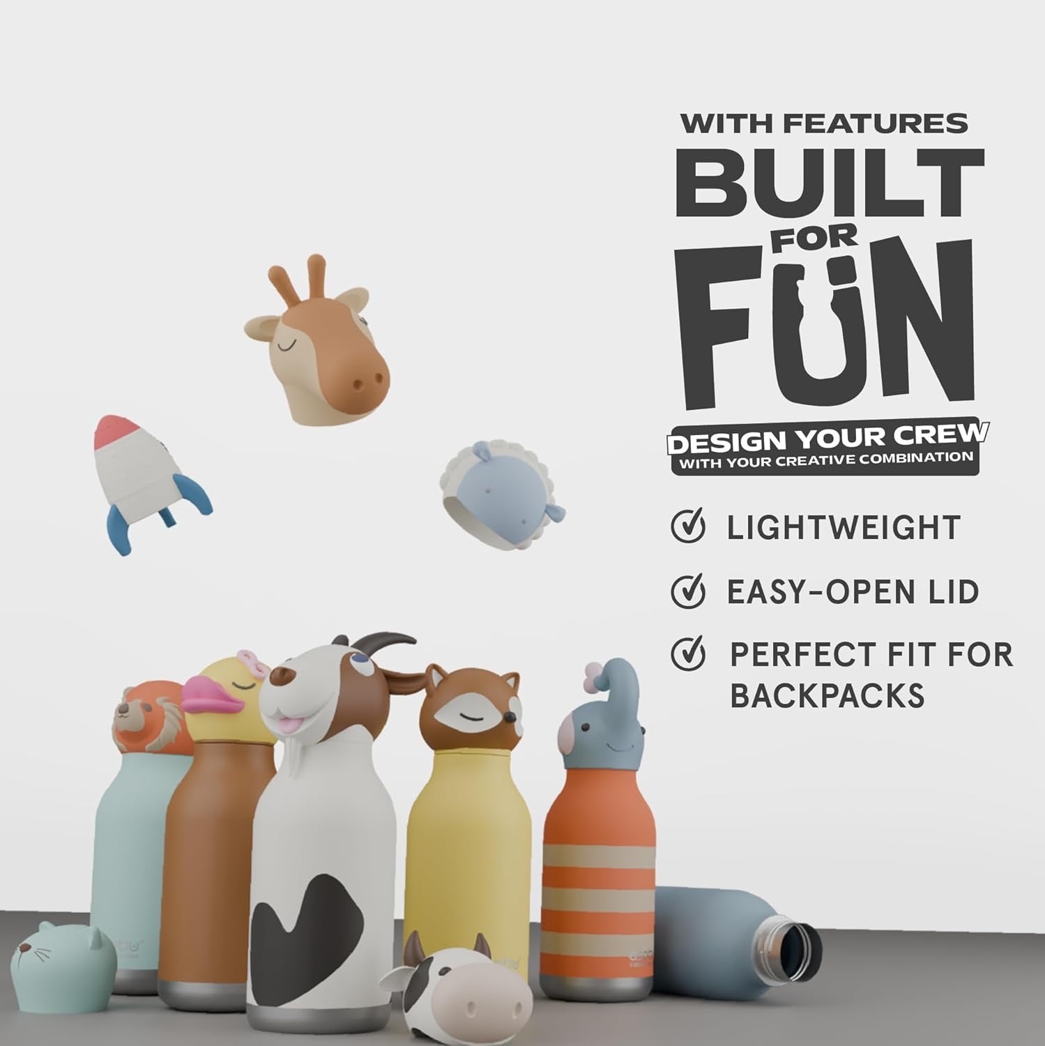 Asobu - Sheep Bestie Insulated Bottle | 500ml Asobu - Sheep Bestie Insulated Bottle | 500ml