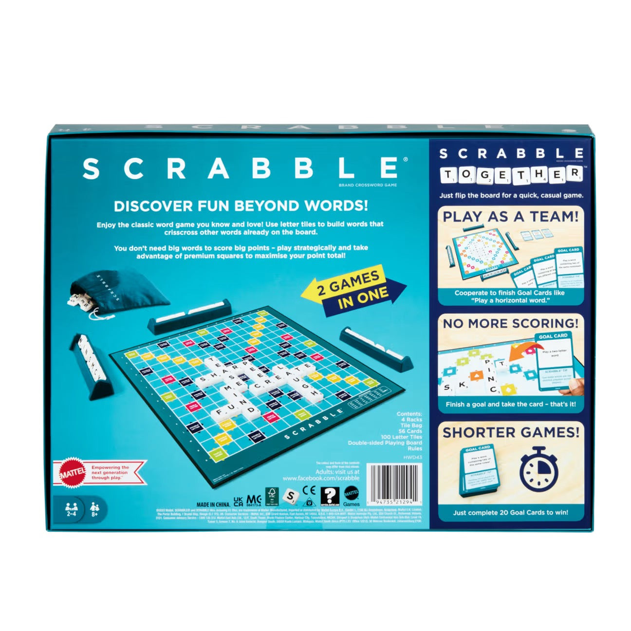 Scrabble - Core Refresh Board Game Scrabble - Core Refresh Board Game