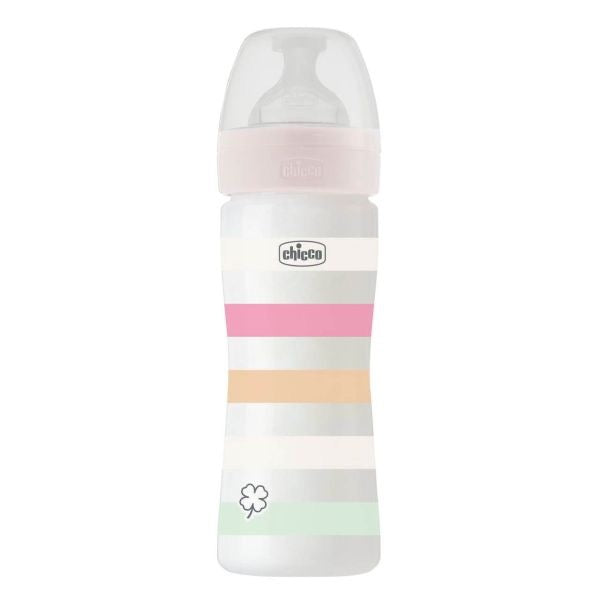 Chicco - Well Being Anti-Colic Bottle | Medium Flow | 250 ml | White