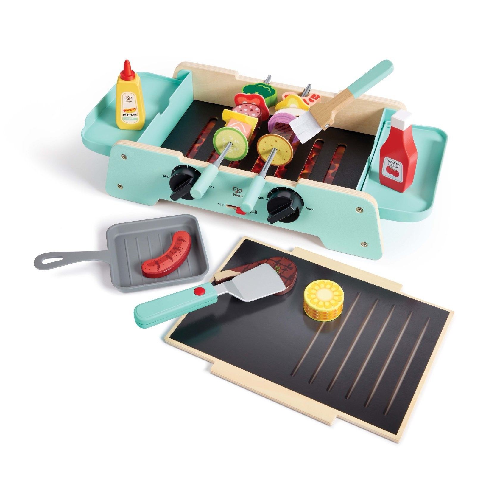 Hape - Sizzling Griddle & Grill Wooden BBQ Hape - Sizzling Griddle & Grill Wooden BBQ