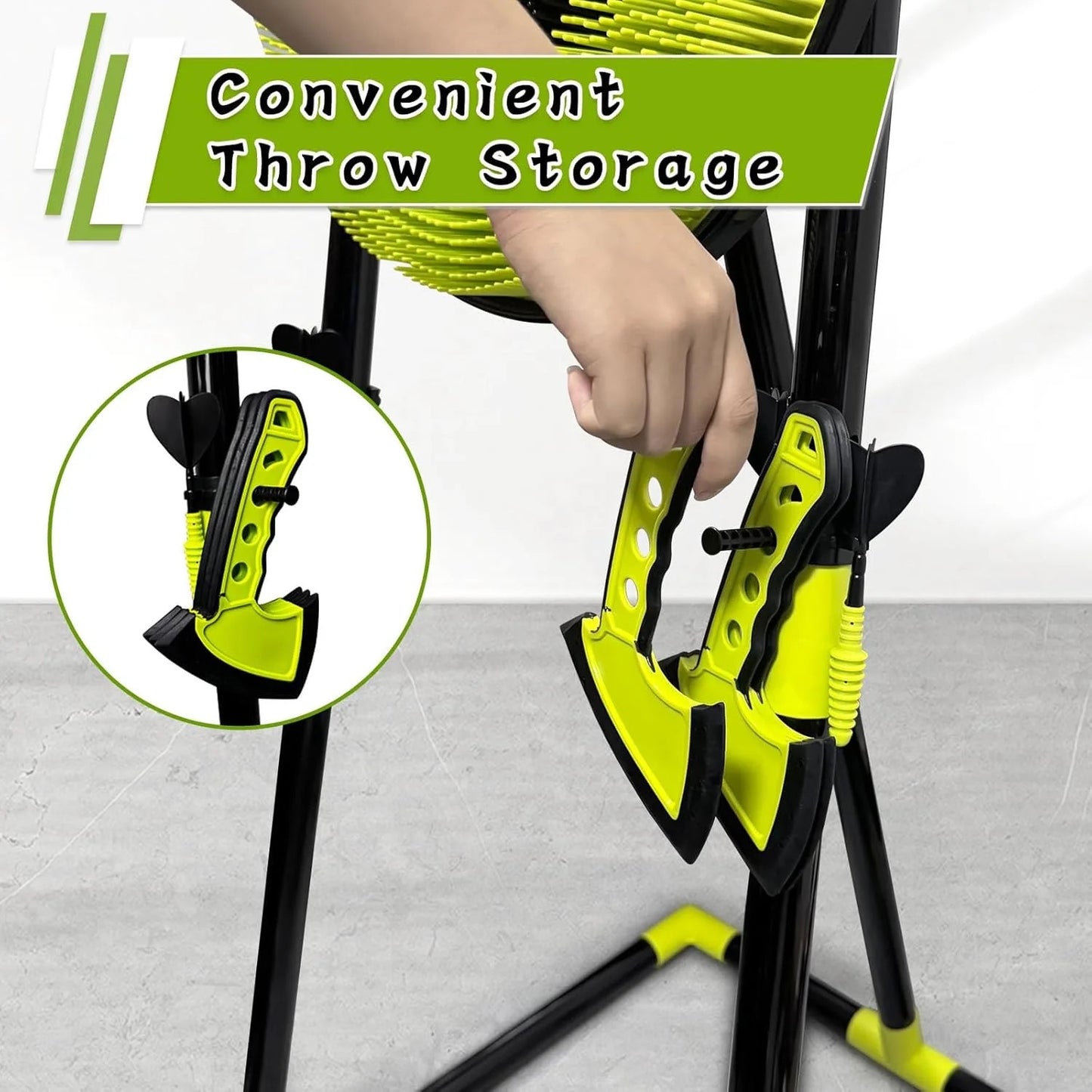 Aojie Sport - 18" Target Set | 3 Axes, 3 Spiral Darts, 6 Darts, 1 Bow, 5 Arrows & Quiver| Ages 6+ (Copy)