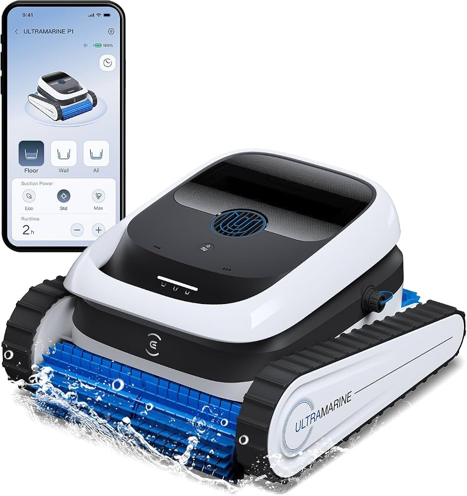 Ecovacs - Ultramarine P1 Care Kit Pool Cleaner Robot