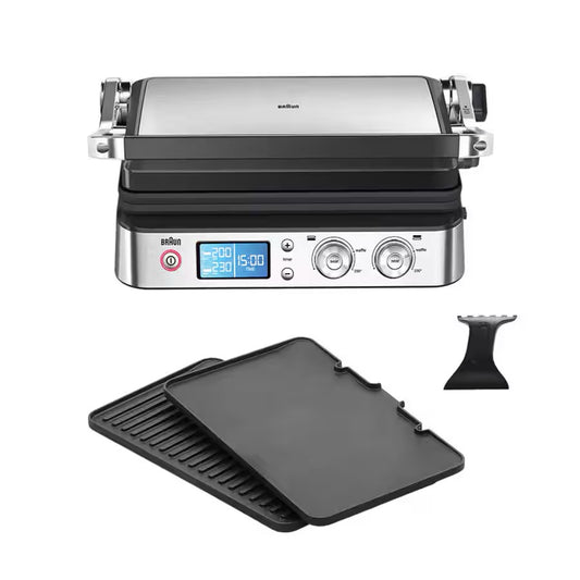 Braun | Digital Contact Grill | 2000W 3 Cooking Positions 250°C Max