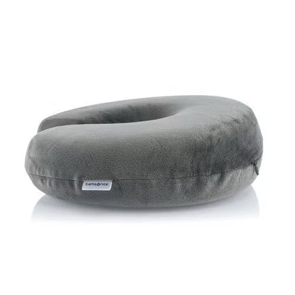 Samsonite - Travel Essentials Memory Foam Pillow | Medium | Soft Grey