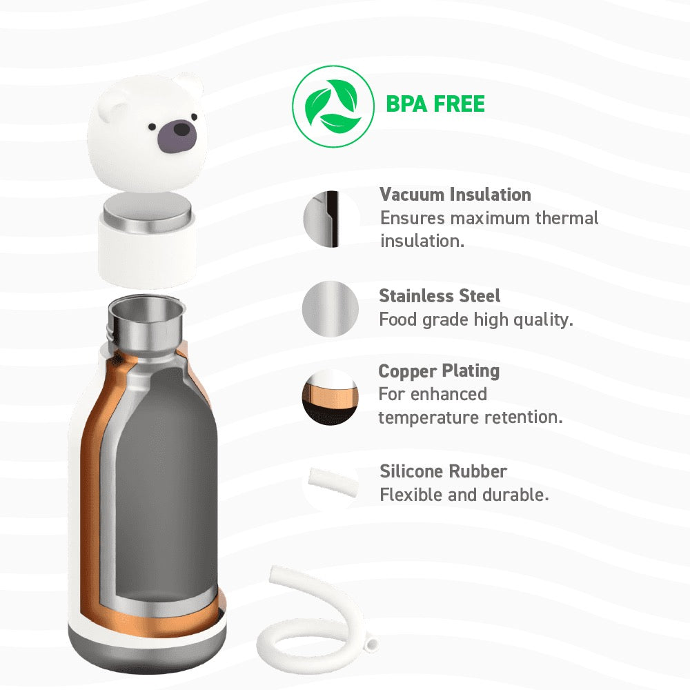 Asobu - Polar Bear Bestie Insulated Bottle | 500ml