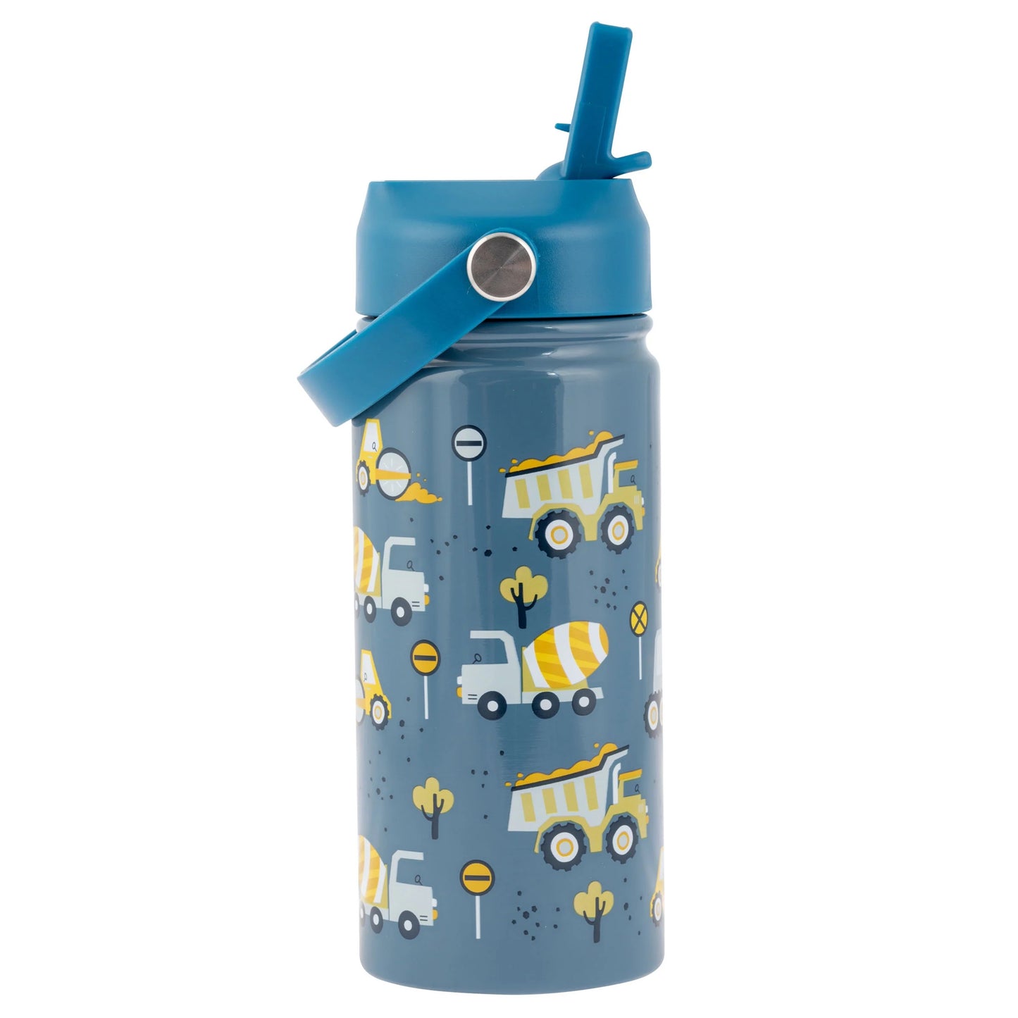 Stephen Joseph - Insulated Stainless Steel Bottle With Handle | 415ml | Construction