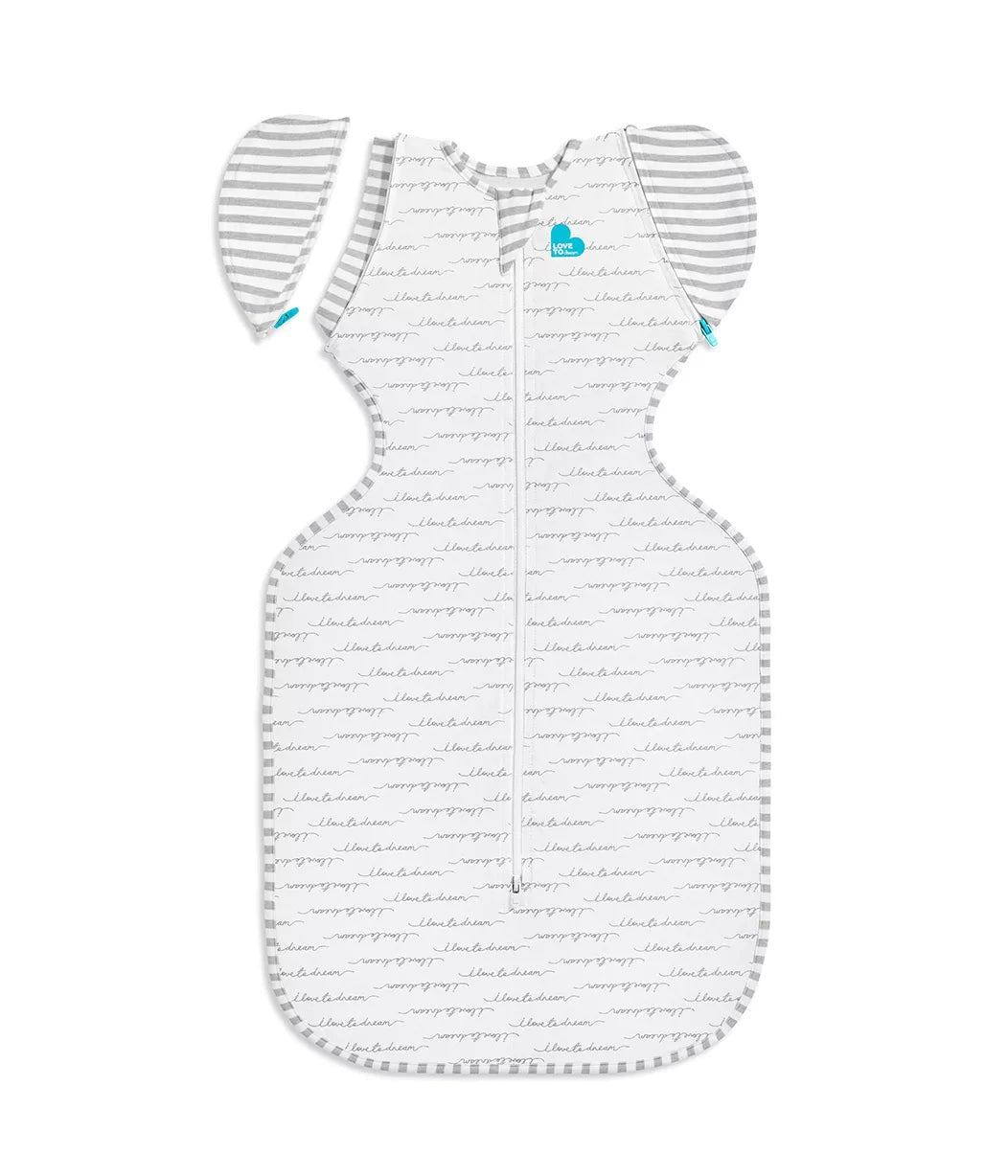 Love To Dream - Swaddle UP™ Transition Bag Original 1.0 TOG You Are My White - Large Love To Dream - Swaddle UP™ Transition Bag Original 1.0 TOG You Are My White - Large