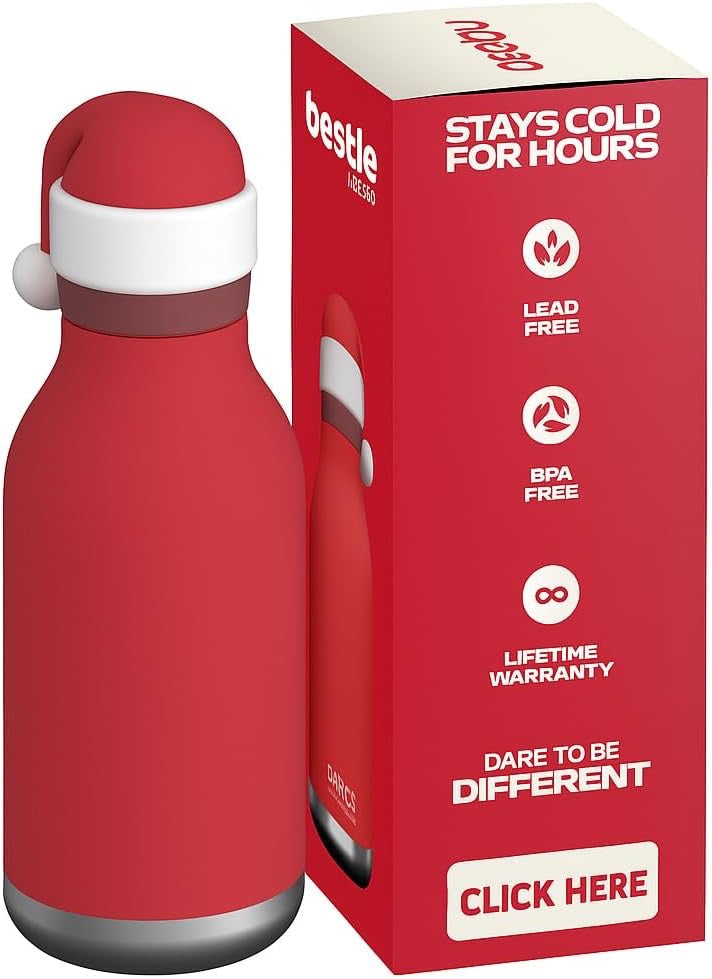 Asobu - Santa Bestie Insulated Bottle | 500ml Asobu - Santa Bestie Insulated Bottle | 500ml
