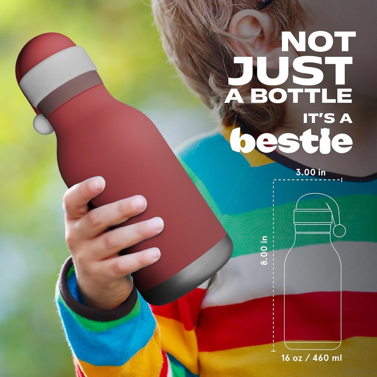 Asobu - Santa Bestie Insulated Bottle | 500ml Asobu - Santa Bestie Insulated Bottle | 500ml