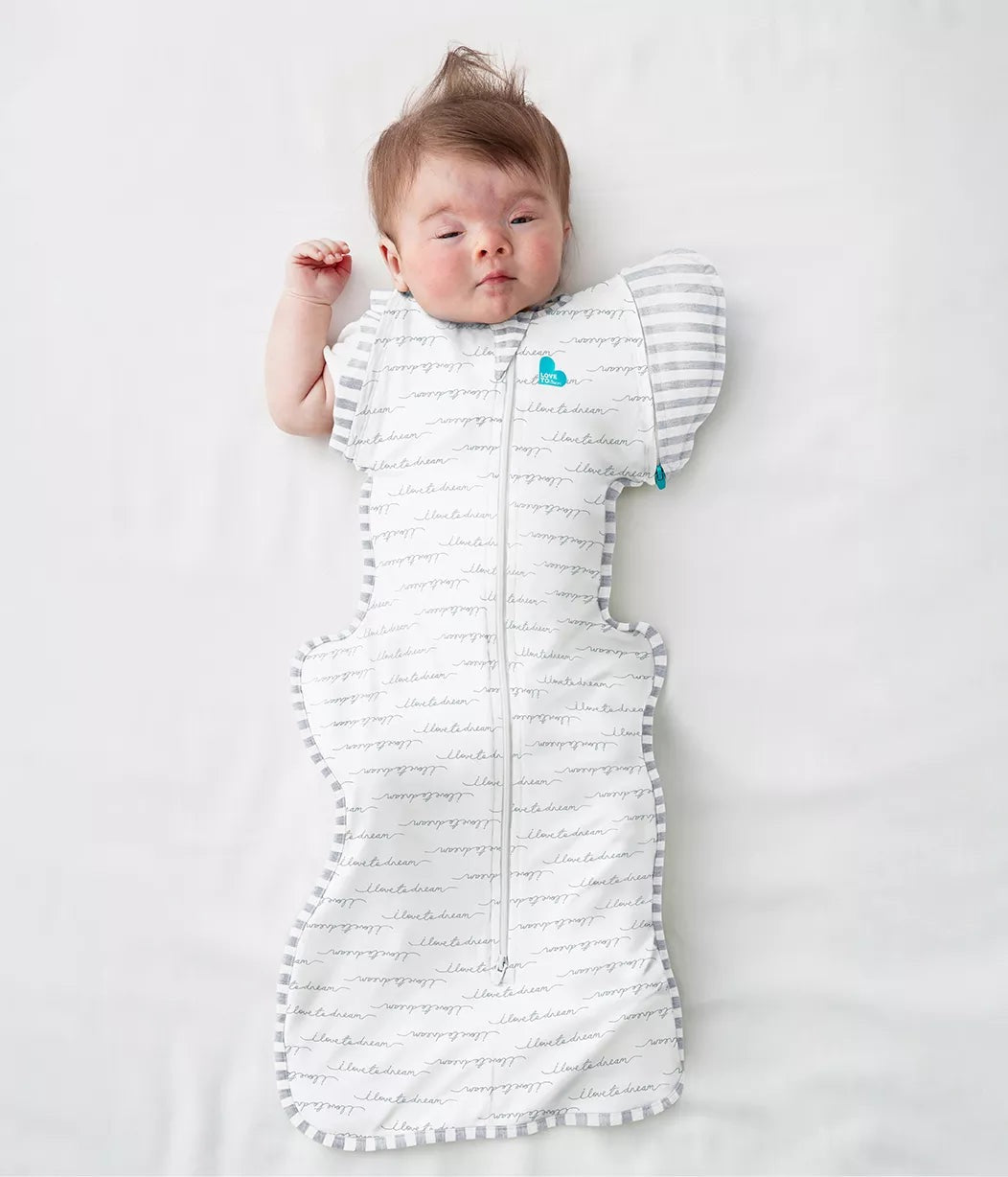 Love To Dream - Swaddle UP™ Transition Bag Original 1.0 TOG You Are My White - Large Love To Dream - Swaddle UP™ Transition Bag Original 1.0 TOG You Are My White - Large