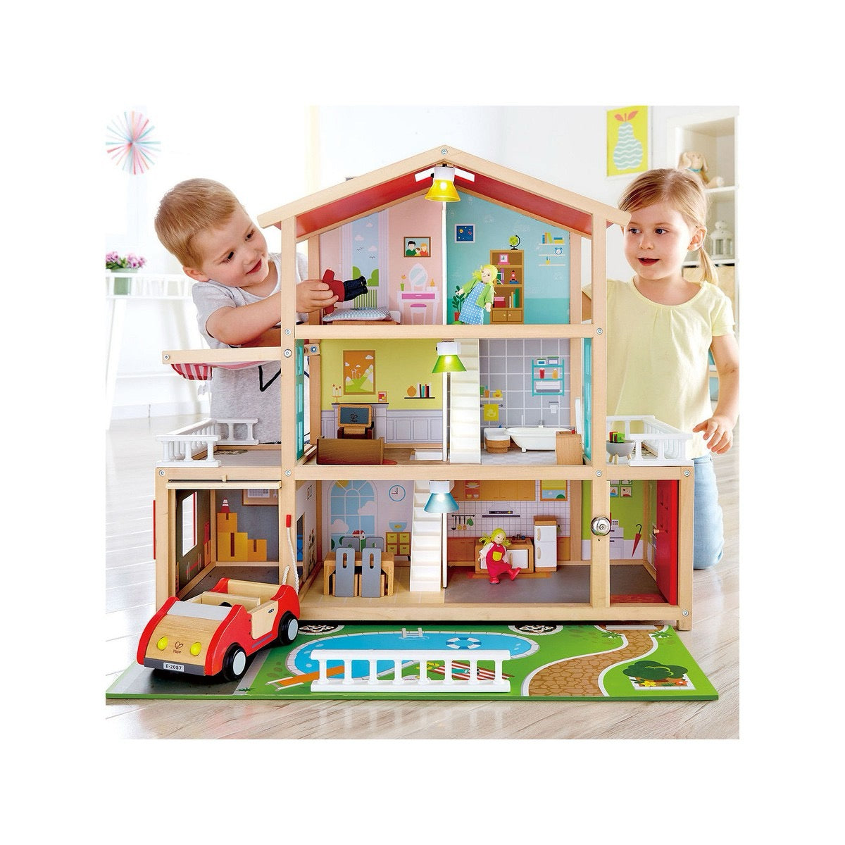 Hape - Doll Family Mansion
