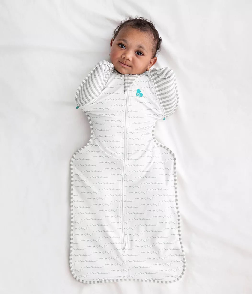 Love To Dream - Swaddle UP™ Transition Bag Original 1.0 TOG You Are My White - Large Love To Dream - Swaddle UP™ Transition Bag Original 1.0 TOG You Are My White - Large
