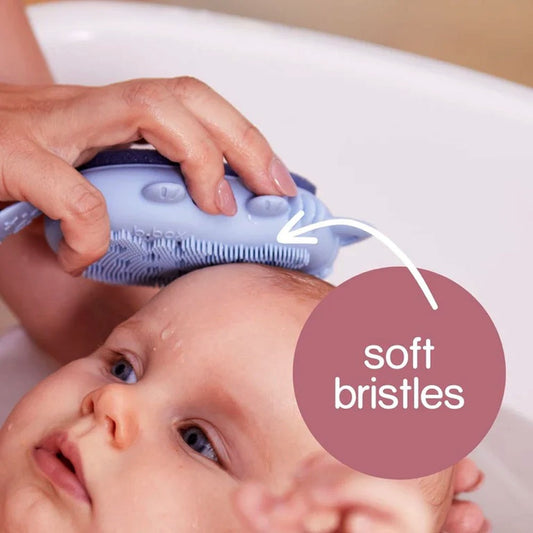 BBox - Baby Bath Brush Lullaby Blue — BambiniJO Jordan