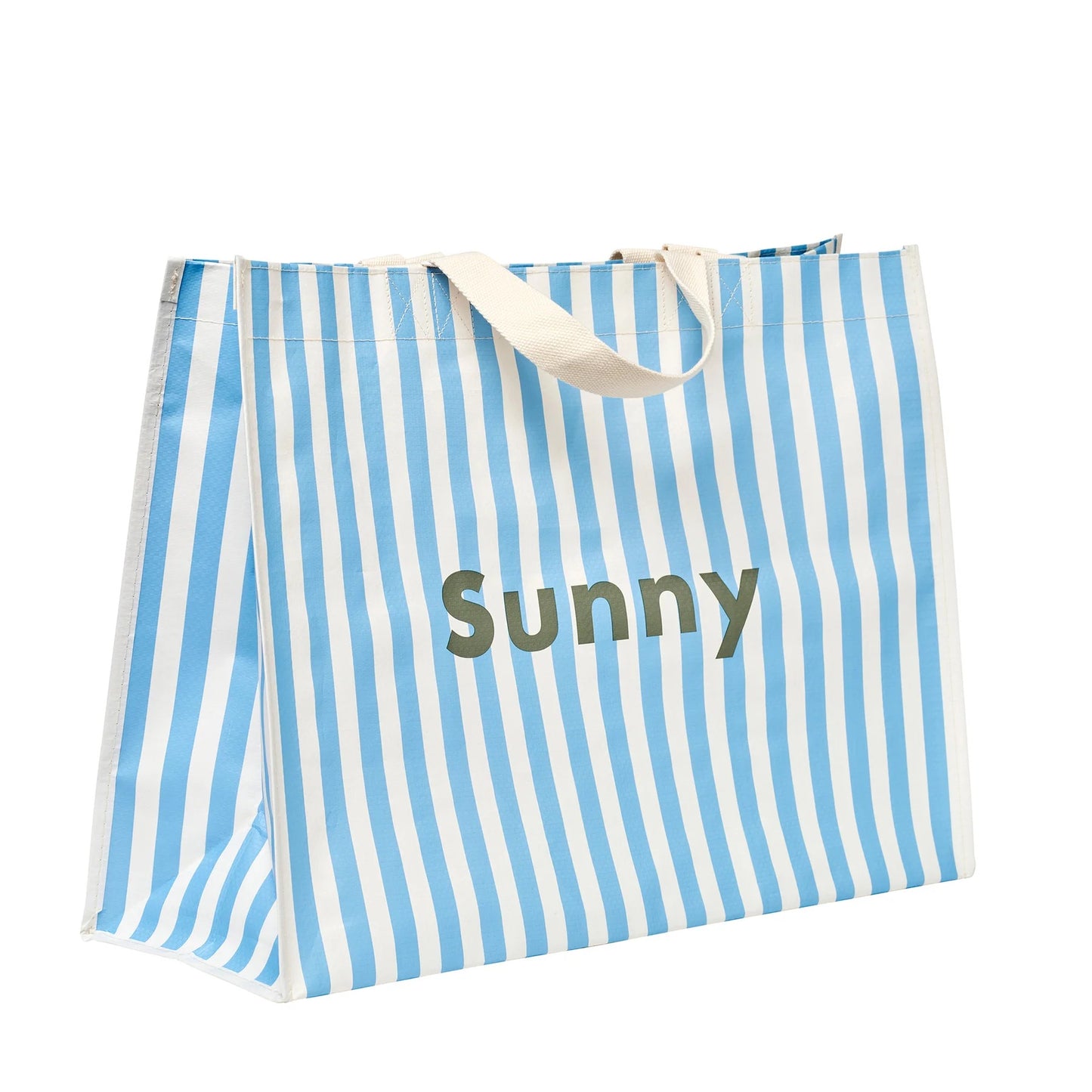 SUNNYLiFE - حقيبة الشاطئ La Mer Med Blue Stripe