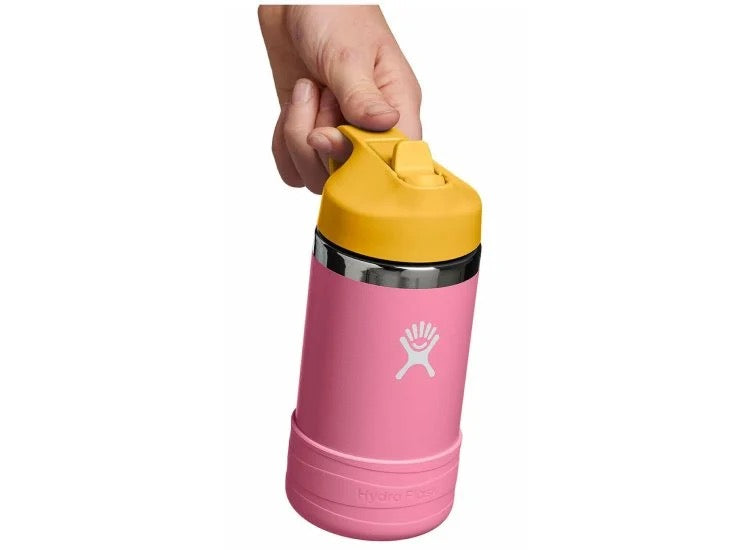 Hydro Flask - Kids Wide Mouth Straw Lid & Boot | DAHLIA | 355ml Hydro Flask - Kids Wide Mouth Straw Lid & Boot | DAHLIA | 355ml